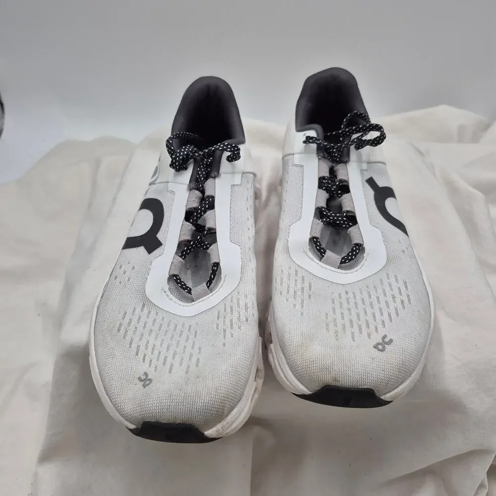 On Cloudmonster running shoes All White Women's Sneakers size 7.5 - Picture 2 of 8